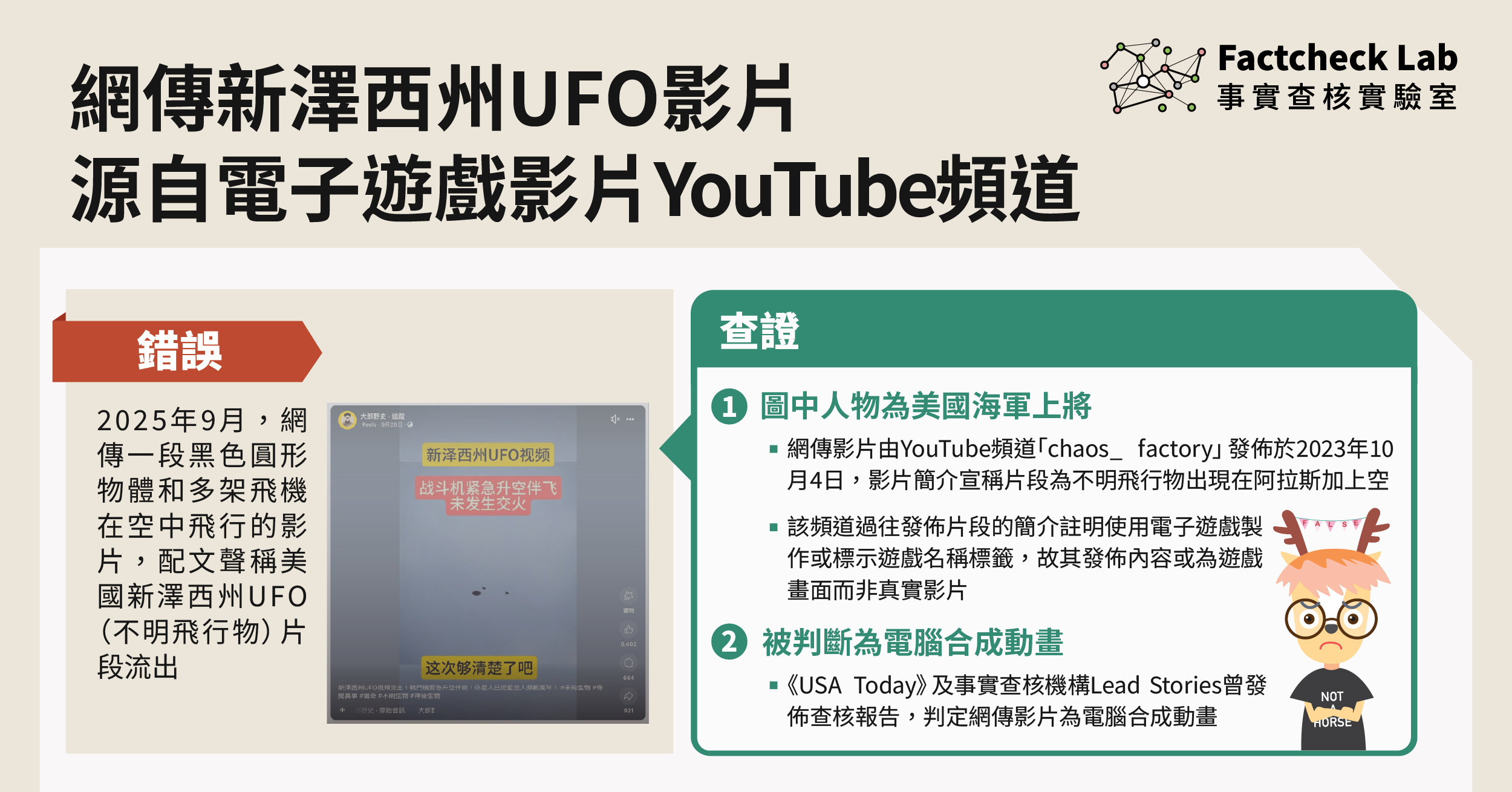 網傳新澤西州UFO影片源自電子遊戲影片YouTube頻道