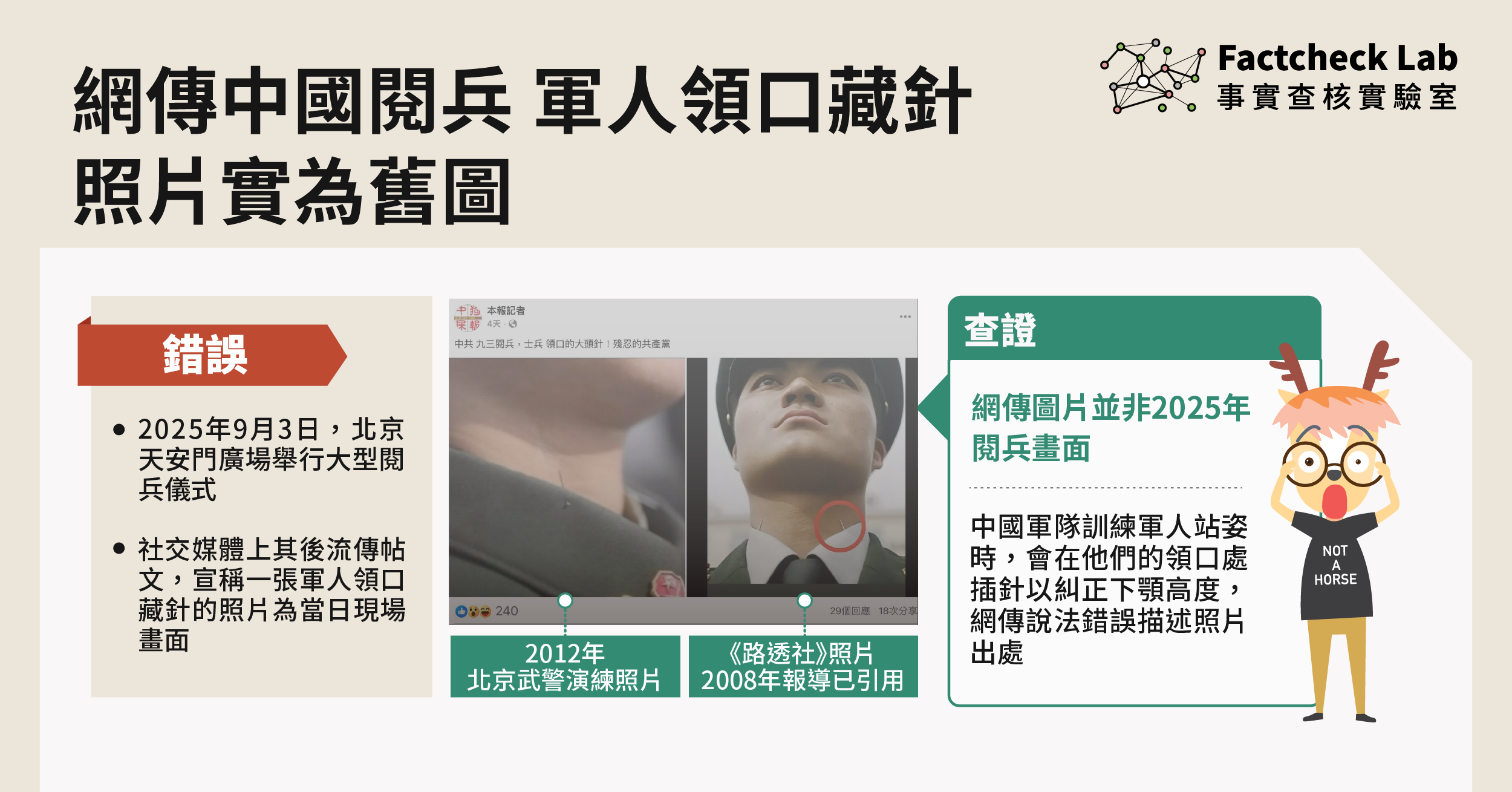 網傳中國軍人領口藏針照片為舊圖